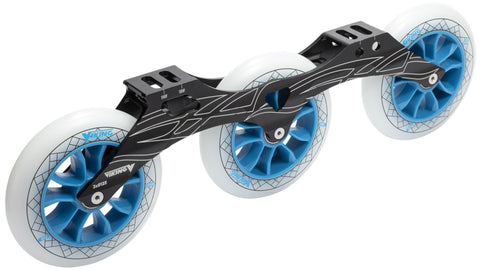 Viking Inline skate frame 3x125mm incl. wheels