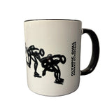 Skaters in Motion Olympic Oval Mugs