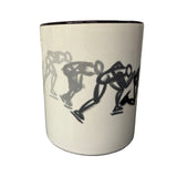 Skaters in Motion Olympic Oval Mugs