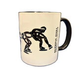 Skaters in Motion Olympic Oval Mugs